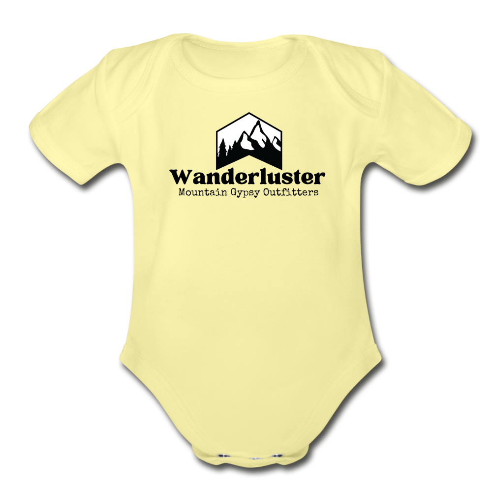Wanderluster Infant Tee - washed yellow