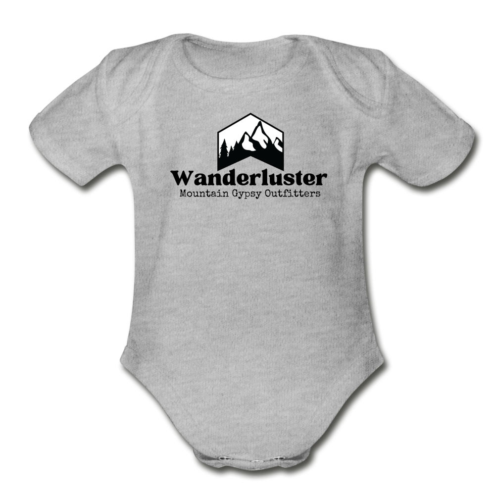 Wanderluster Infant Tee - heather grey