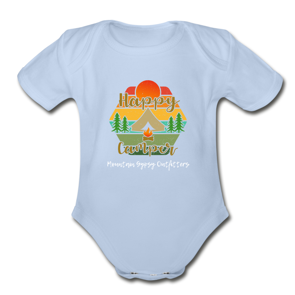 Happy Camper Infant Tee - sky