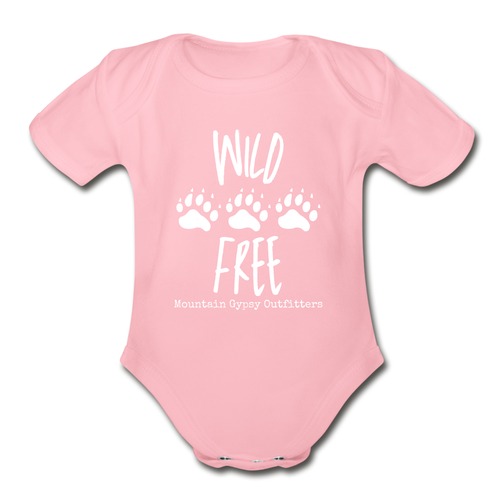 Wild & Free Infant Tee - light pink
