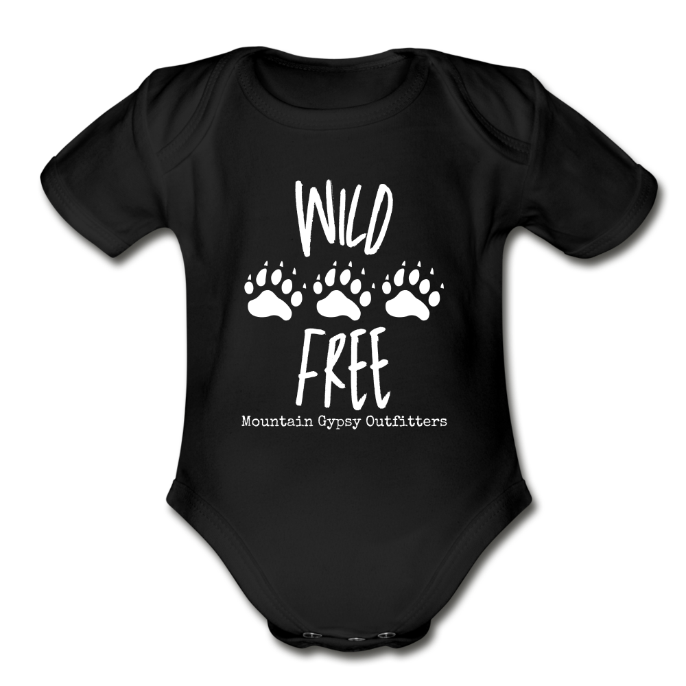 Wild & Free Infant Tee - black