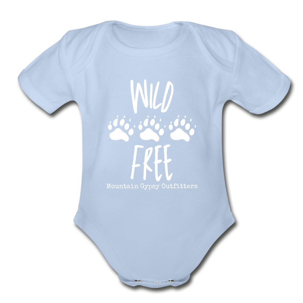Wild & Free Infant Tee - sky