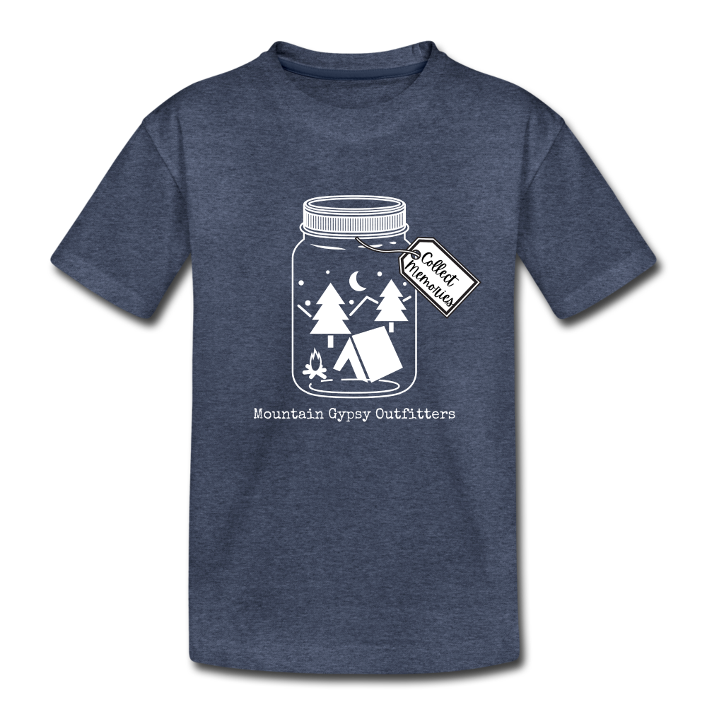 Collecting Memories Toddler Tee - heather blue