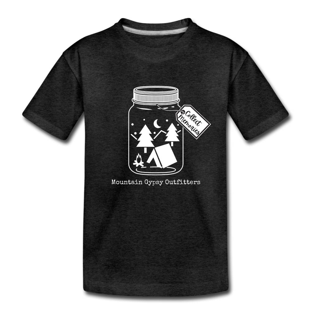 Collecting Memories Toddler Tee - charcoal grey