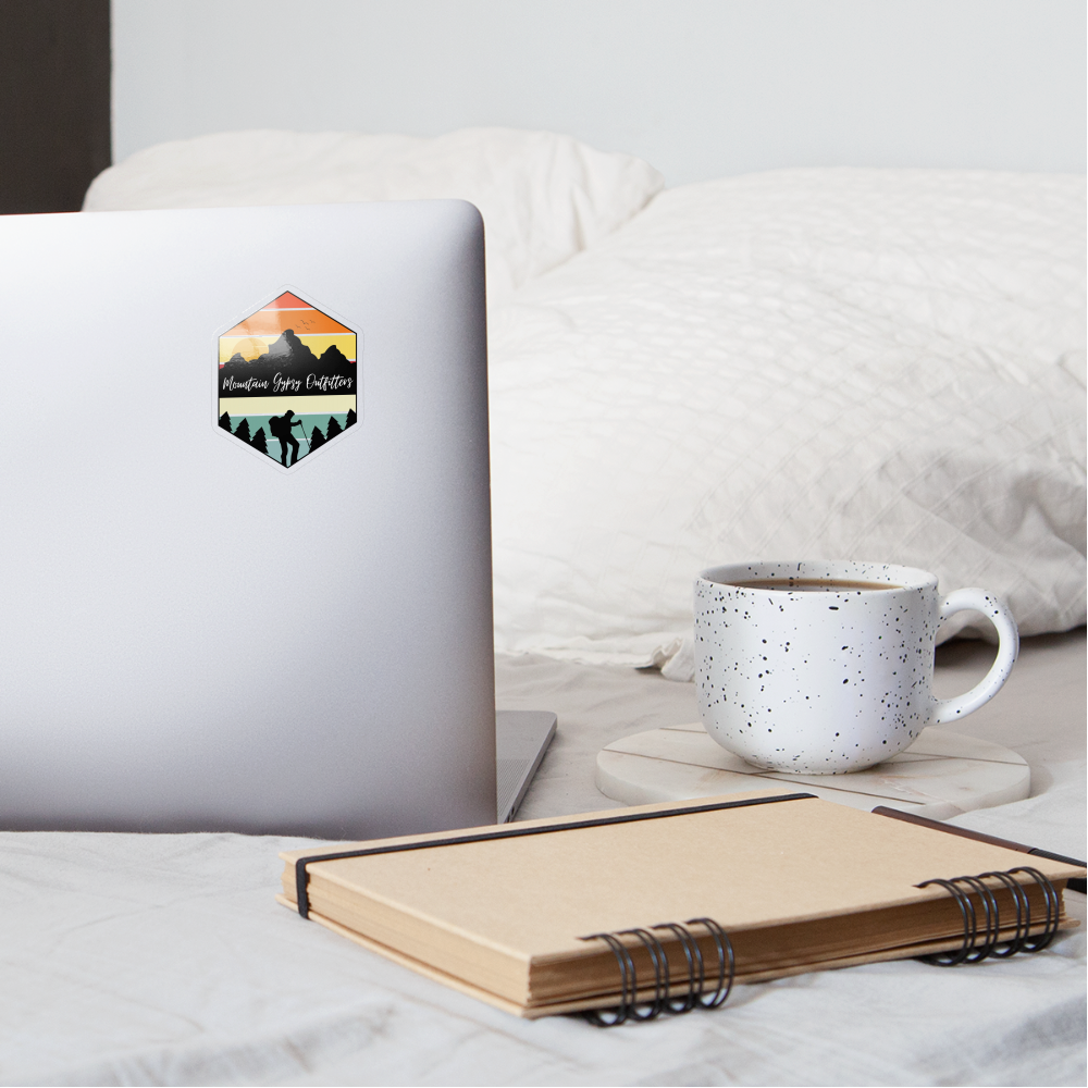 Retro Hike MGO Sticker - transparent glossy