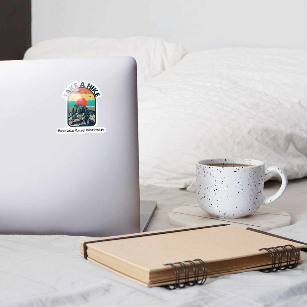 Take a Hike Sticker - white glossy