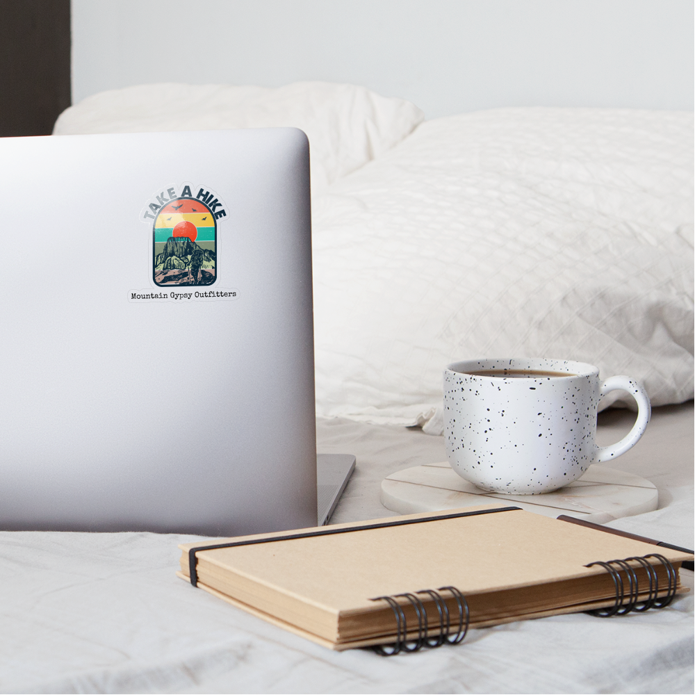 Take a Hike Sticker - transparent glossy
