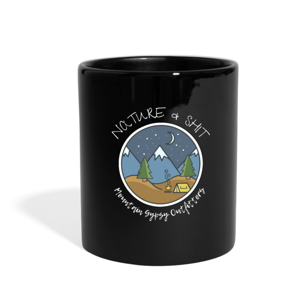 Nature & Shit Mug - black