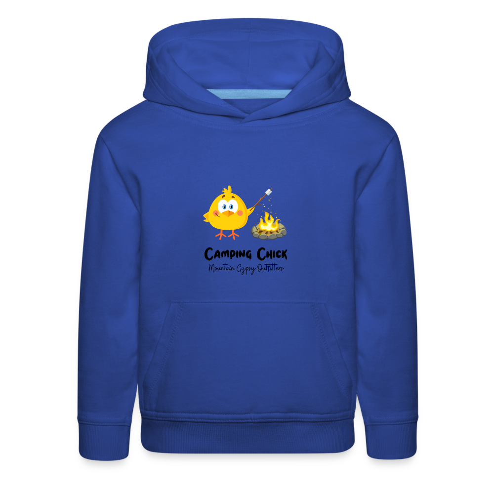 Camping Chick Hoodie - royal blue