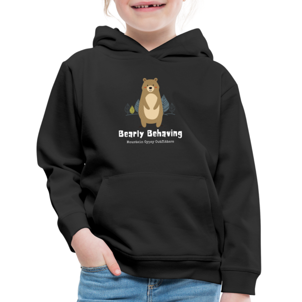 Bearly Behaving Hoodie - black