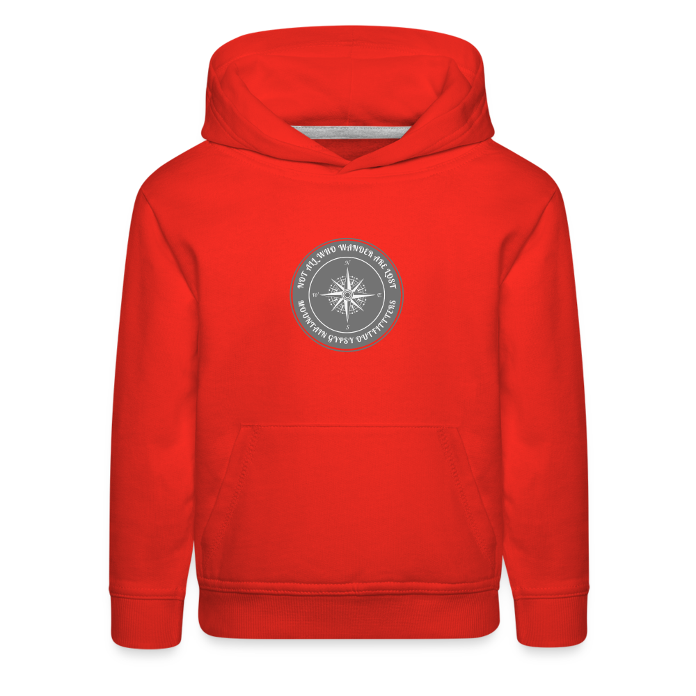 Not All Who Wander Are Lost Hoodie - red
