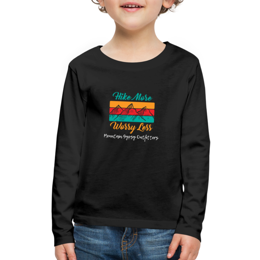 Hike More Kids Long Sleeve - black