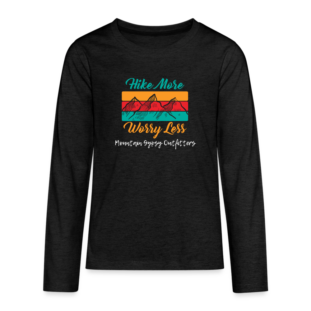 Hike More Kids Long Sleeve - charcoal grey
