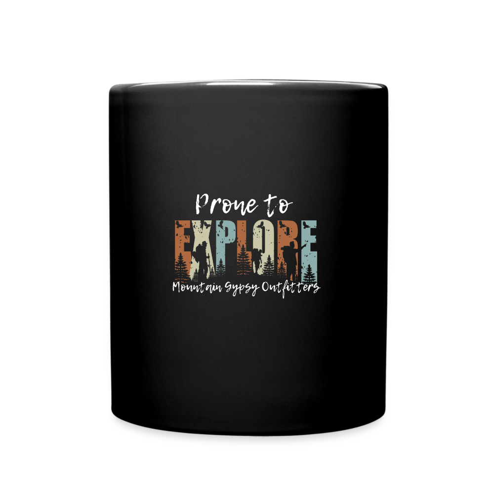 Prone to Explore Mug - black