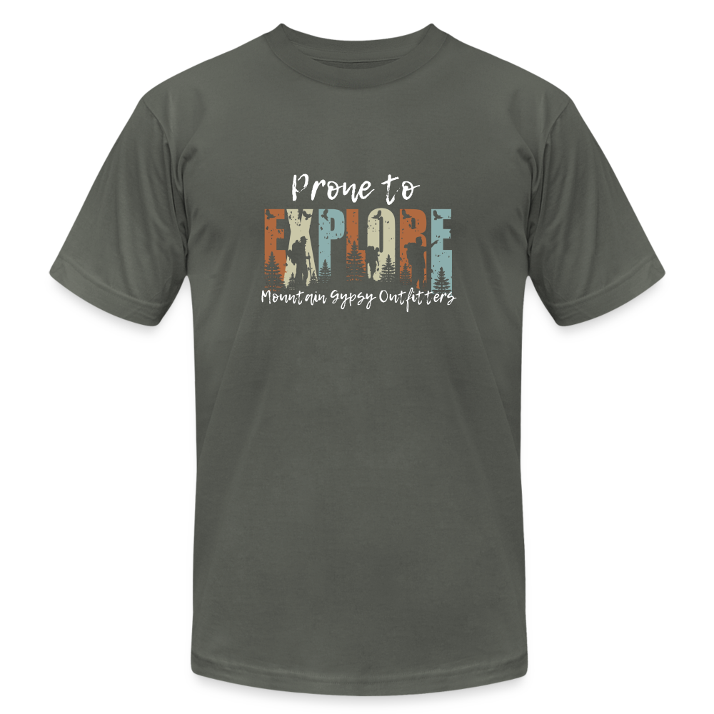 Prone To Explore Boyfriend Tee - asphalt
