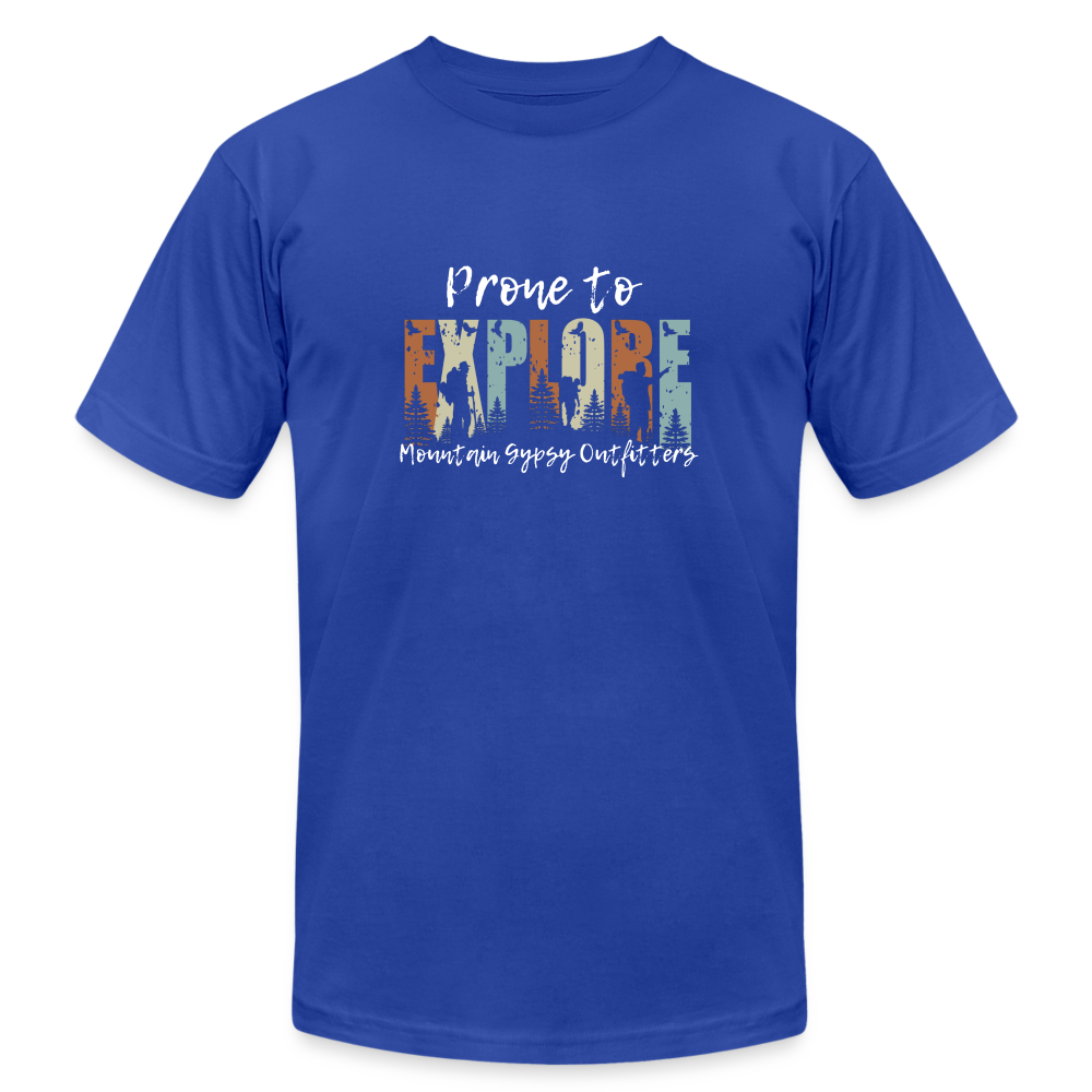 Prone To Explore Boyfriend Tee - royal blue