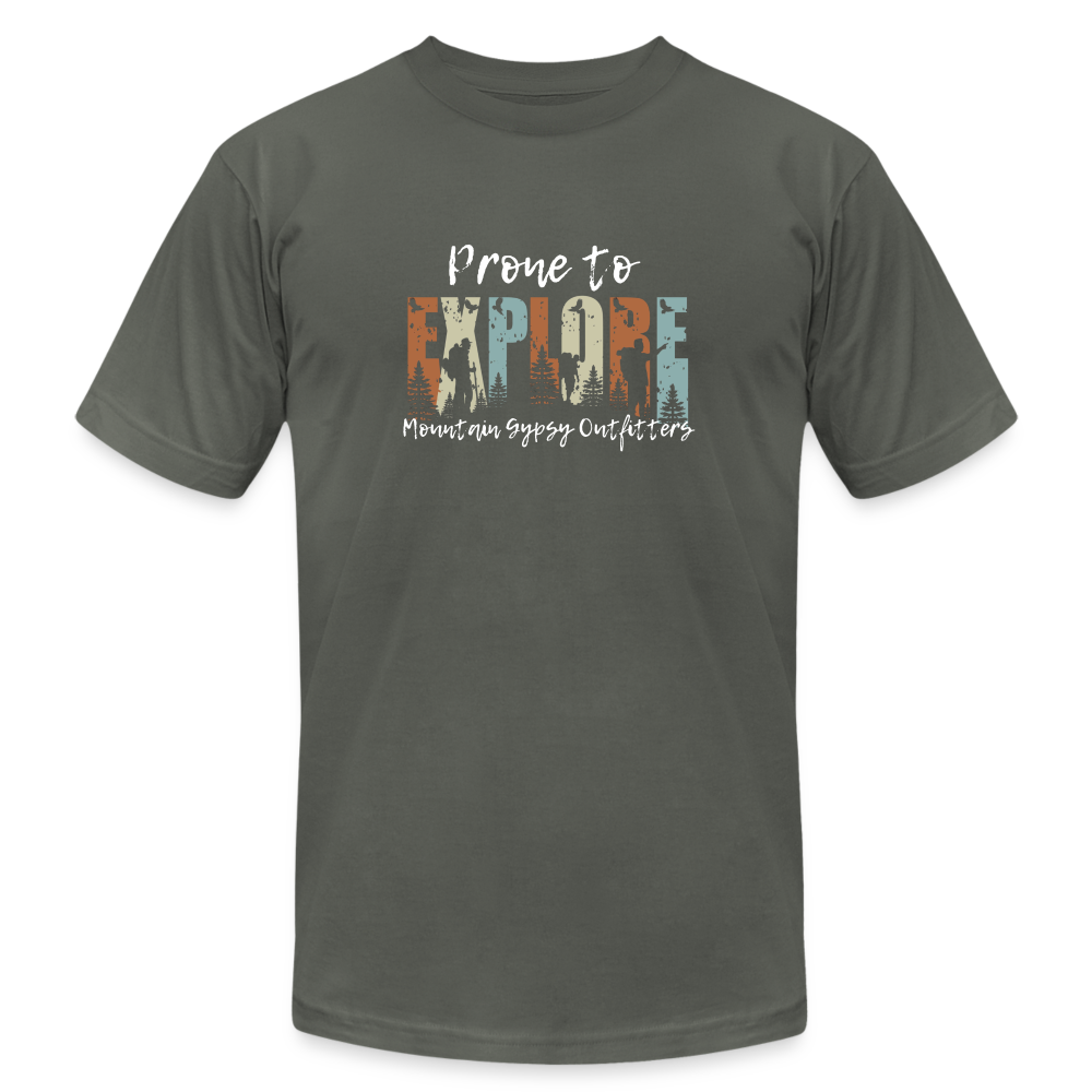 Prone To Explore Everyday Tee - asphalt