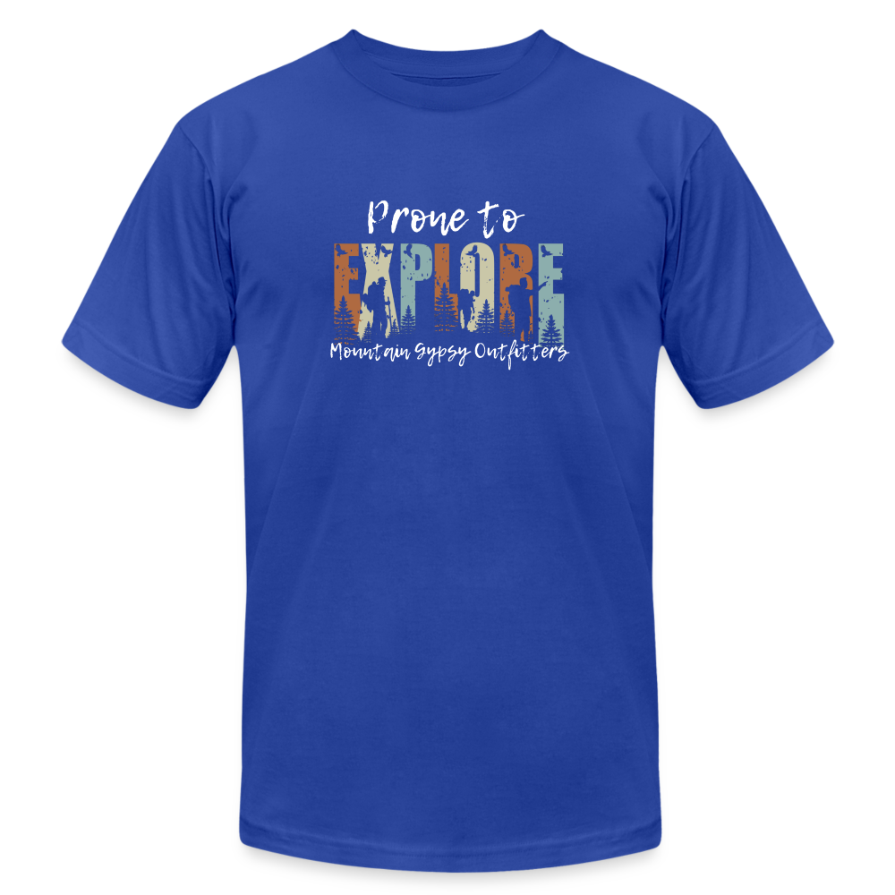 Prone To Explore Everyday Tee - royal blue