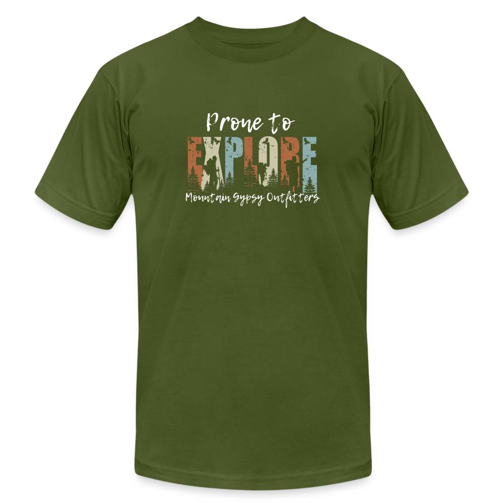 Prone To Explore Everyday Tee - olive