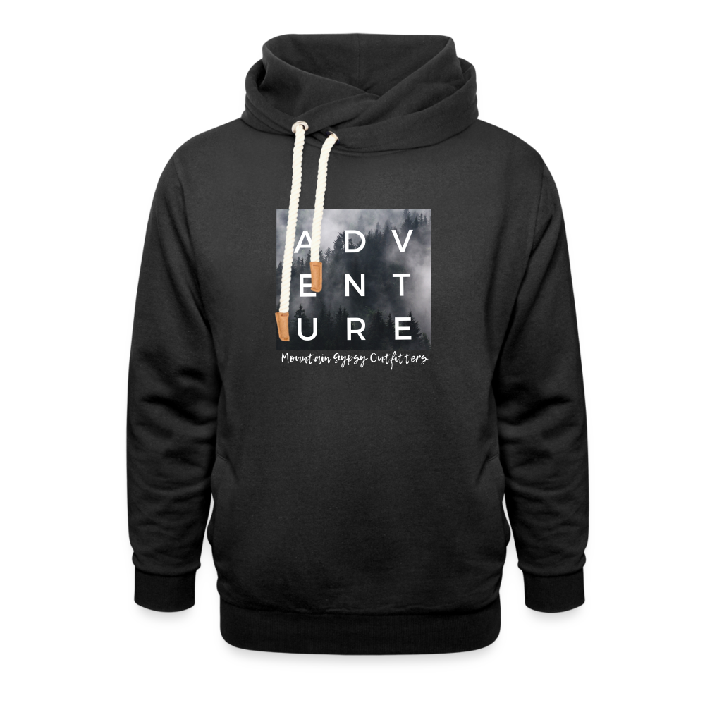 Adventure Shawl Hoodie - black