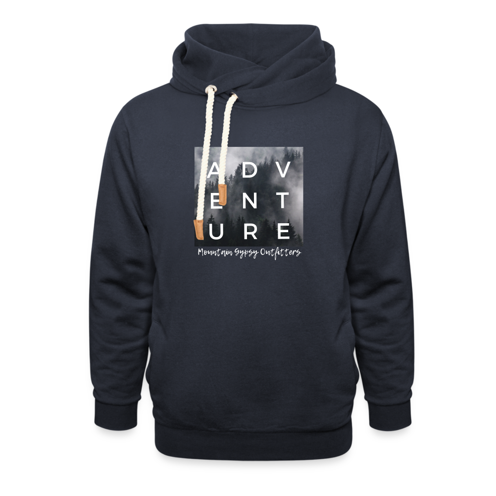Adventure Shawl Hoodie - navy