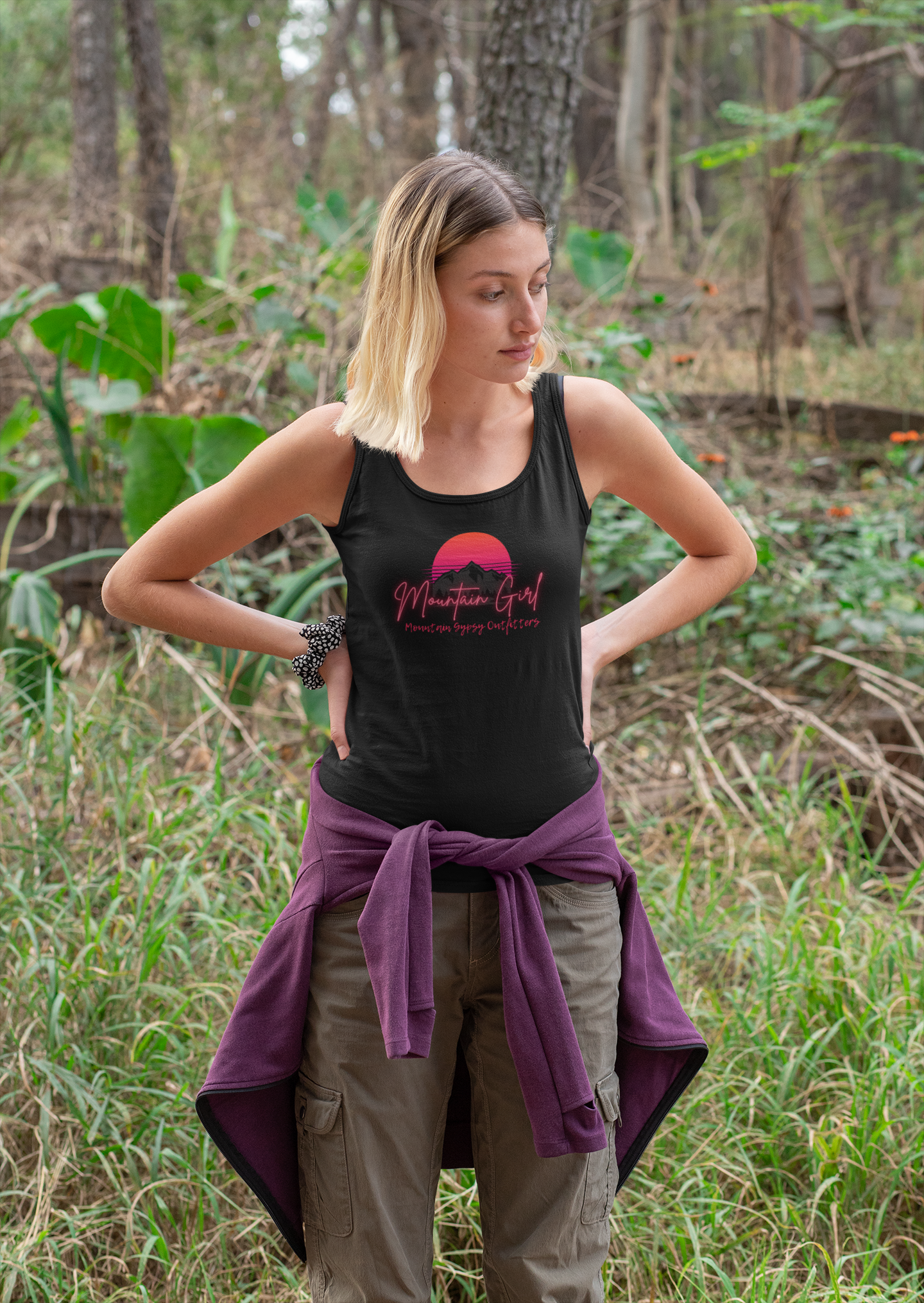 Mountain Girl Fitted Tank