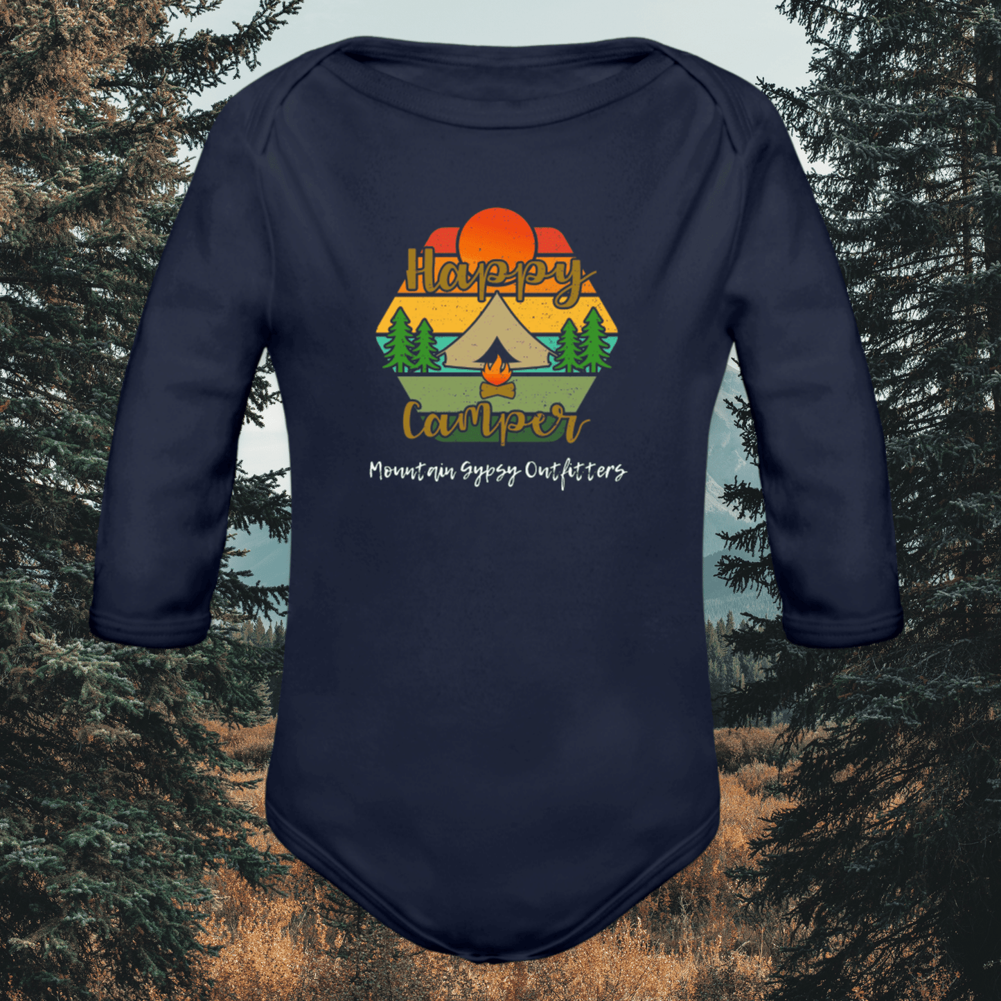 Happy Camper Infant Long Sleeve