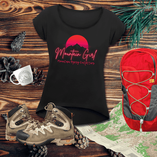 Mountain Girl Roll Cuff Tee