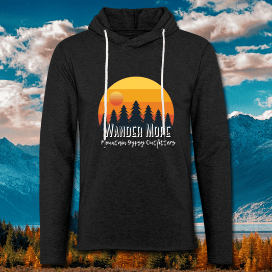 Wander More Men's Lightweight Hoodie