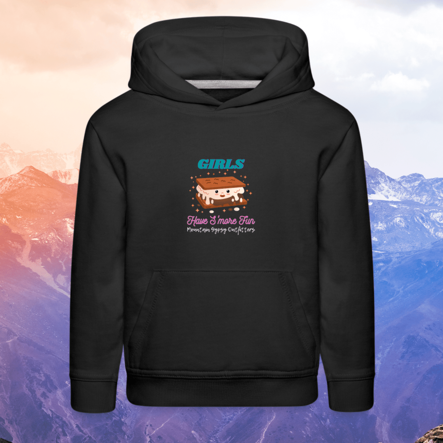 Girls Have S'more Fun Kids Hoodie