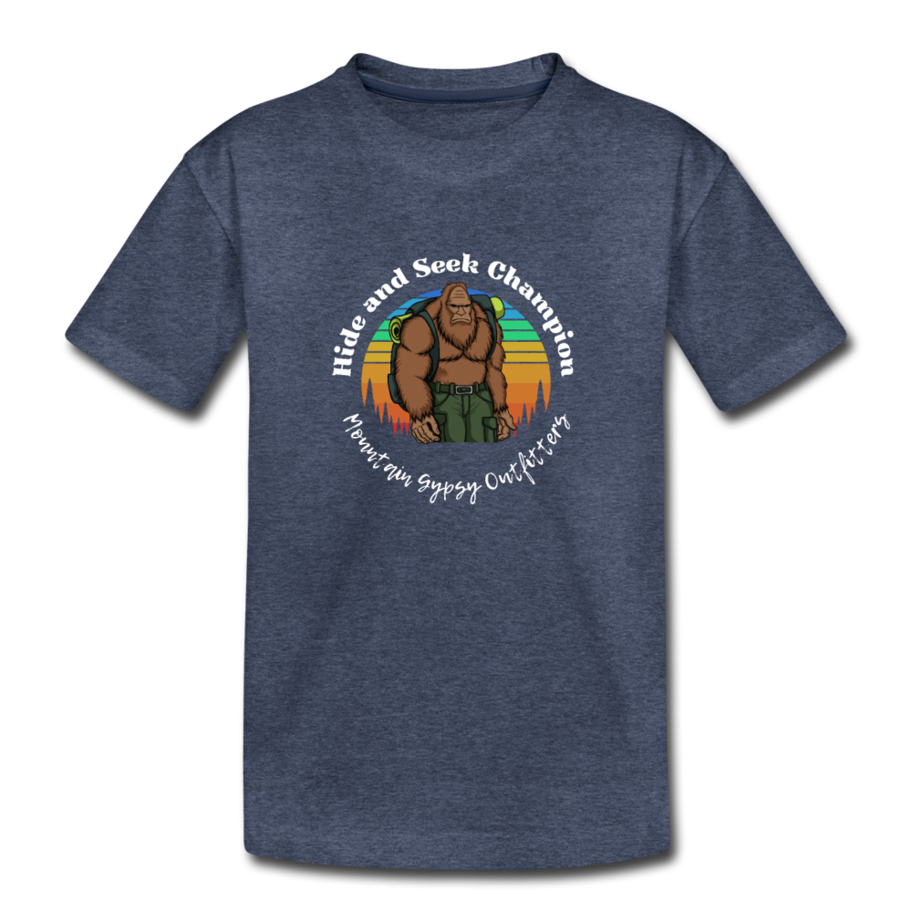 Sasquatch Kids Tee - heather blue