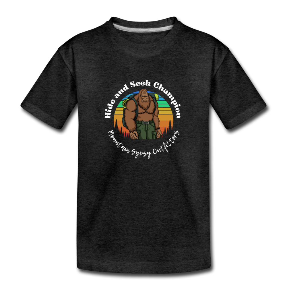 Sasquatch Kids Tee - charcoal grey