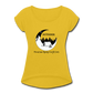 Outsider Roll Cuff Tee - mustard yellow