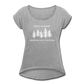 Knotty Roll Cuff Tee - heather gray