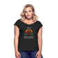 Squatchy Roll Cuff Tee - heather black