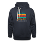 Worry Less Shawl Hoodie - navy
