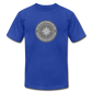 Not All Who Wander Boyfriend Tee - royal blue
