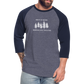 Knotty 3/4 Sleeve - heather blue/navy