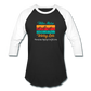 Worry Less 3/4 Sleeve - black/white