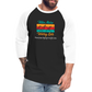 Worry Less 3/4 Sleeve - black/white