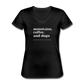 Mountains, Coffee, Dogs V-neck Tee - black