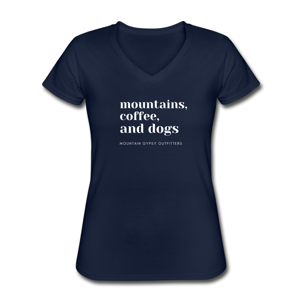 Mountain Mama V-neck Tee
