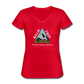 Roam Free V-neck Tee - red