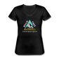 Roam Free V-neck Tee - black