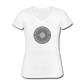 Not All Who Wander V-neck Tee - white