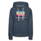 Live By a Compass Hoodie - heather denim