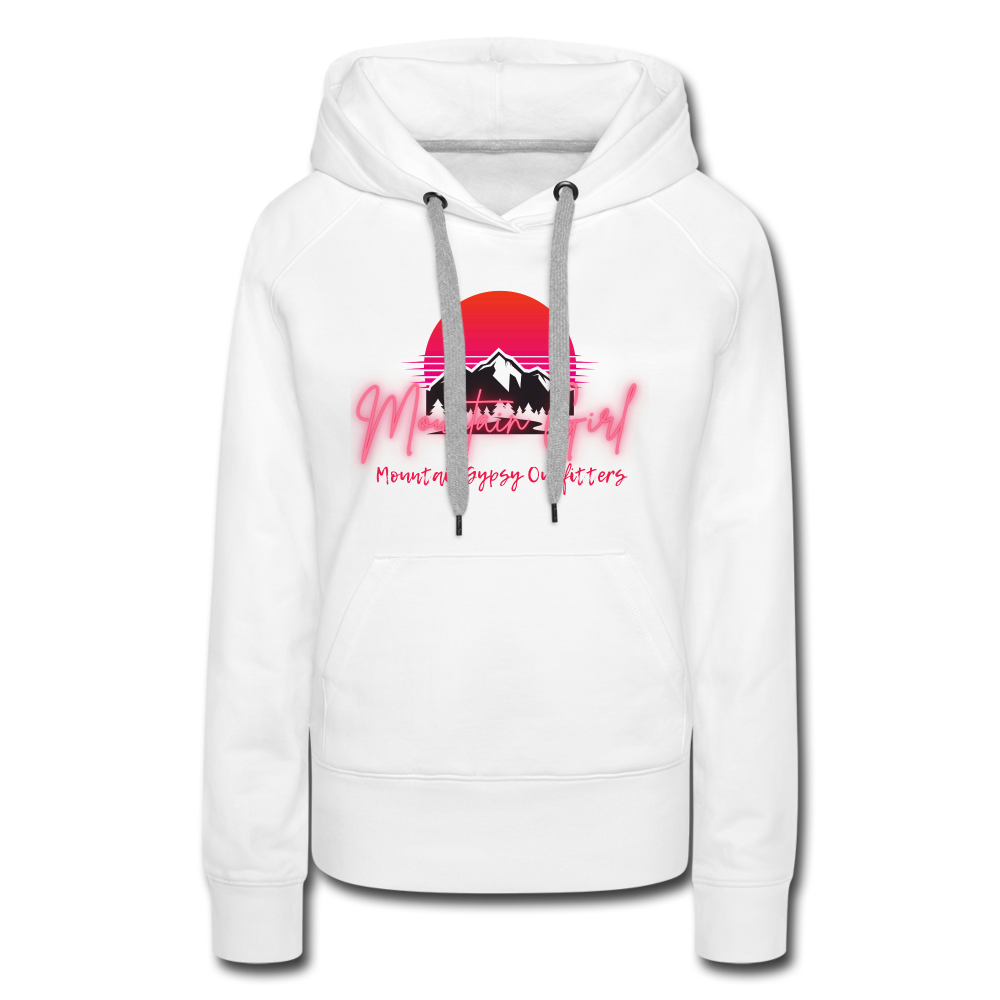 Mountain Girl Hoodie - white