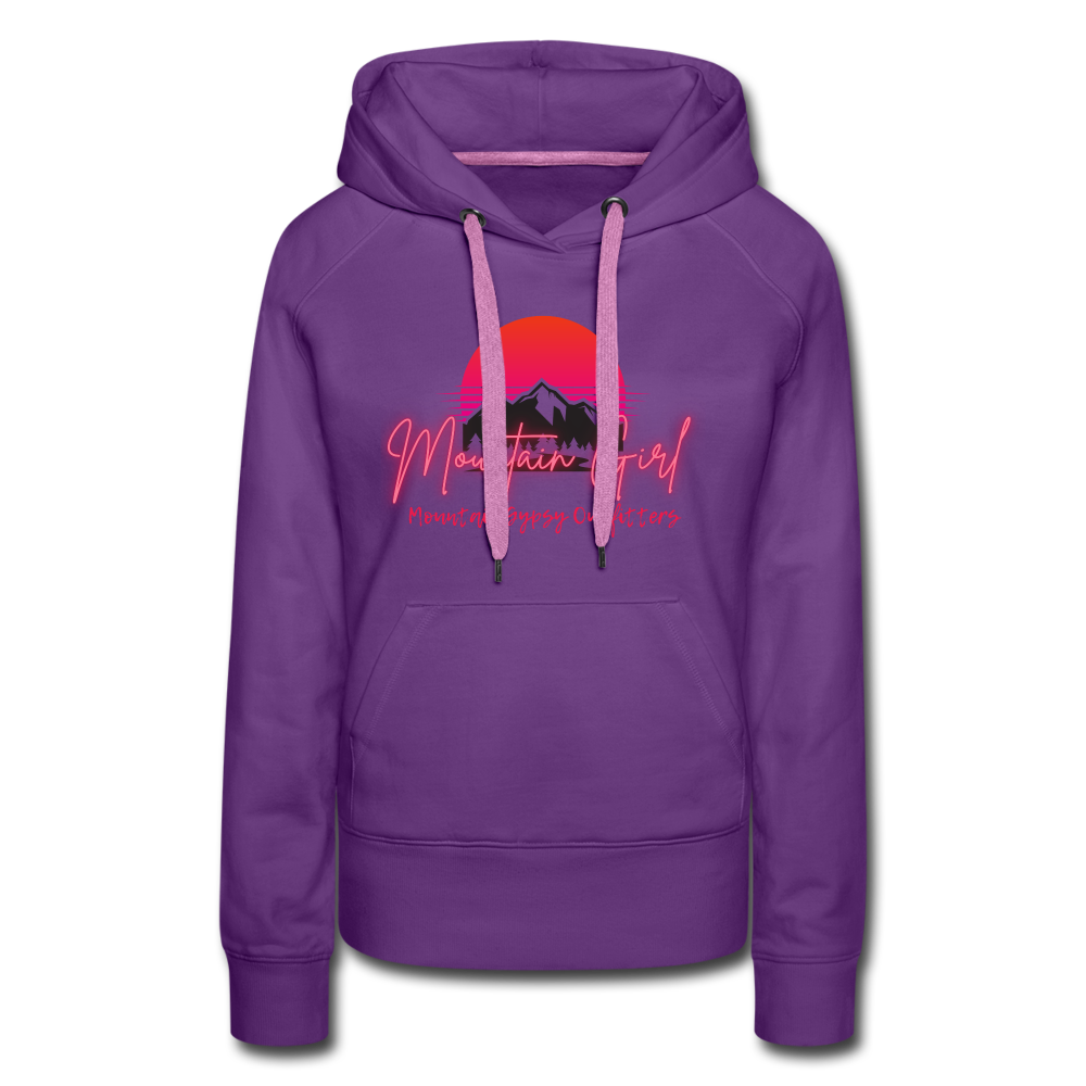 Mountain Girl Hoodie - purple