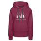 Knotty Hoodie - burgundy
