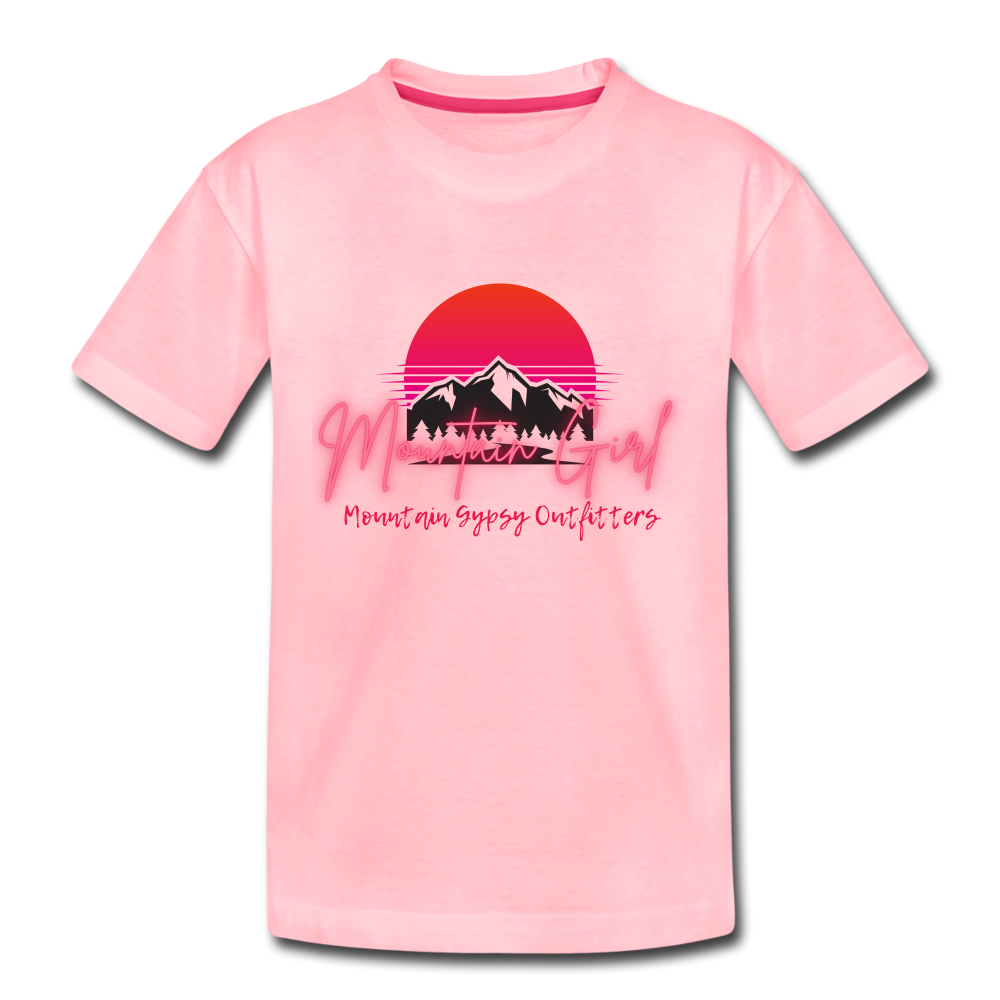 Mountain Girl Kid's Tee - pink